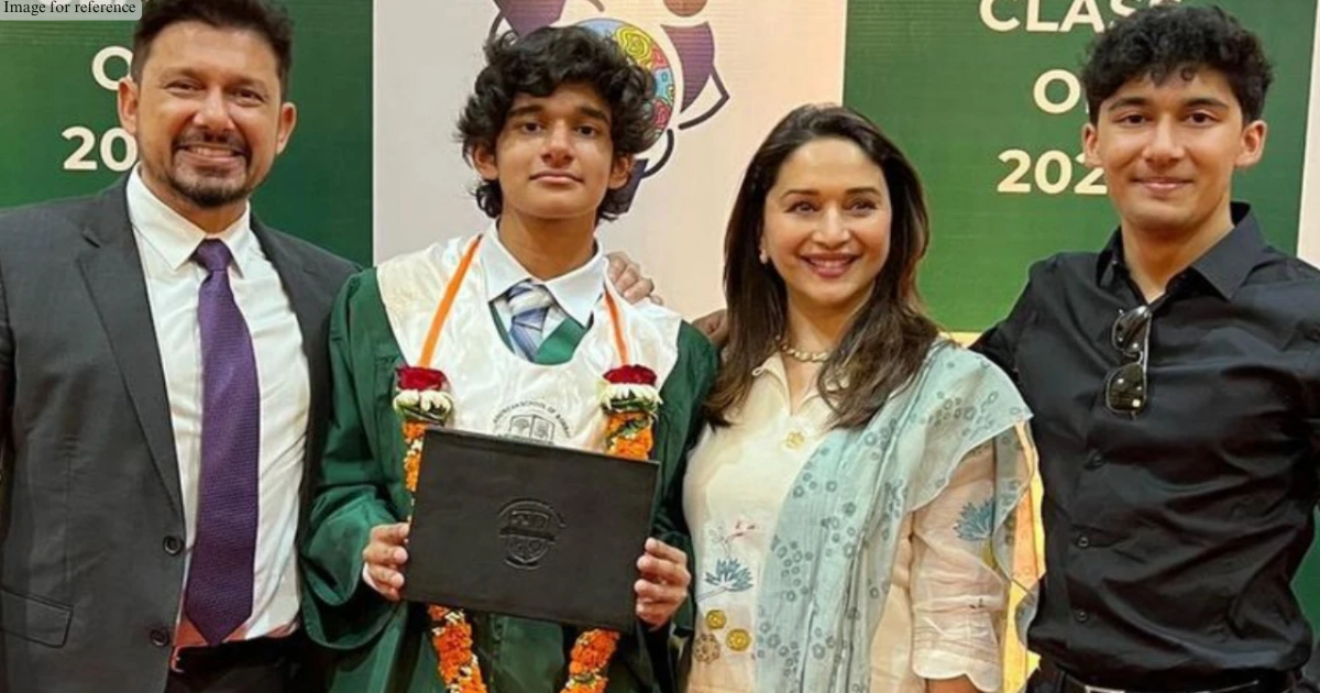 'Proud parents', Ryan Dixit's high school graduation brings smiles to the faces of Madhuri Dixit and Dr. Shriram Nene